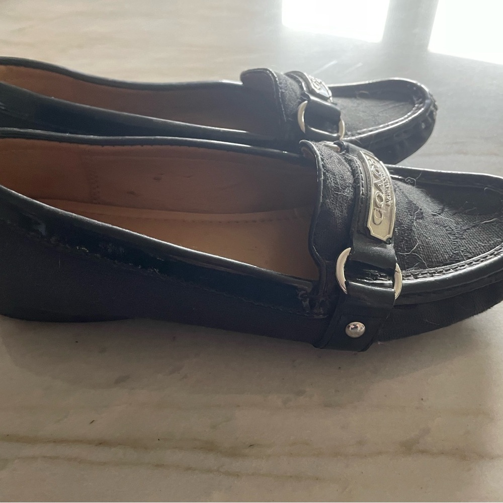 Women's Coach Black Flats